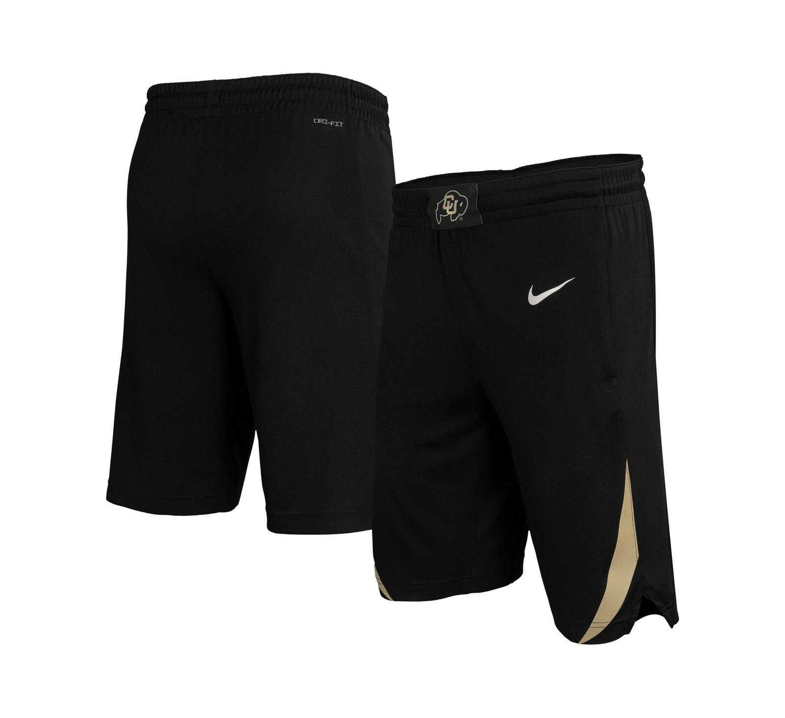 Nike Men's Black Colorado Buffaloes Replica Performance Basketball Shorts