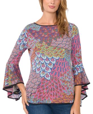 Sam & Jess Women's Bell-Sleeve Top