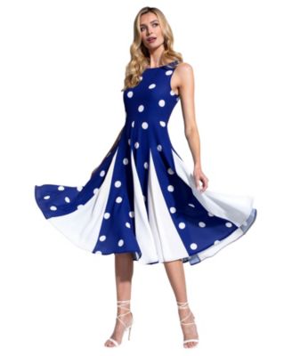 Blue polka dot