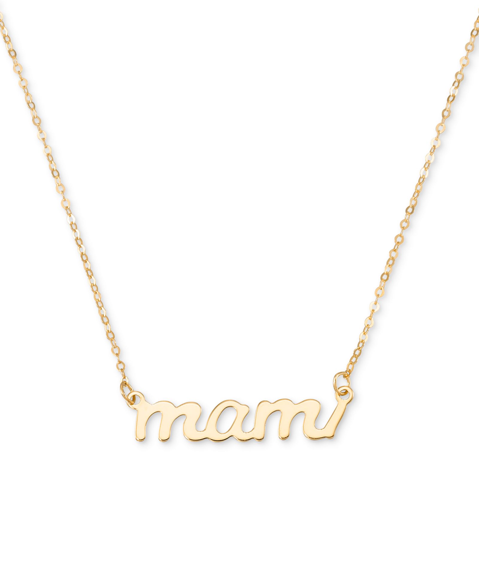 Подвеска-ожерелье Mami из желтого золота 10k, 18"