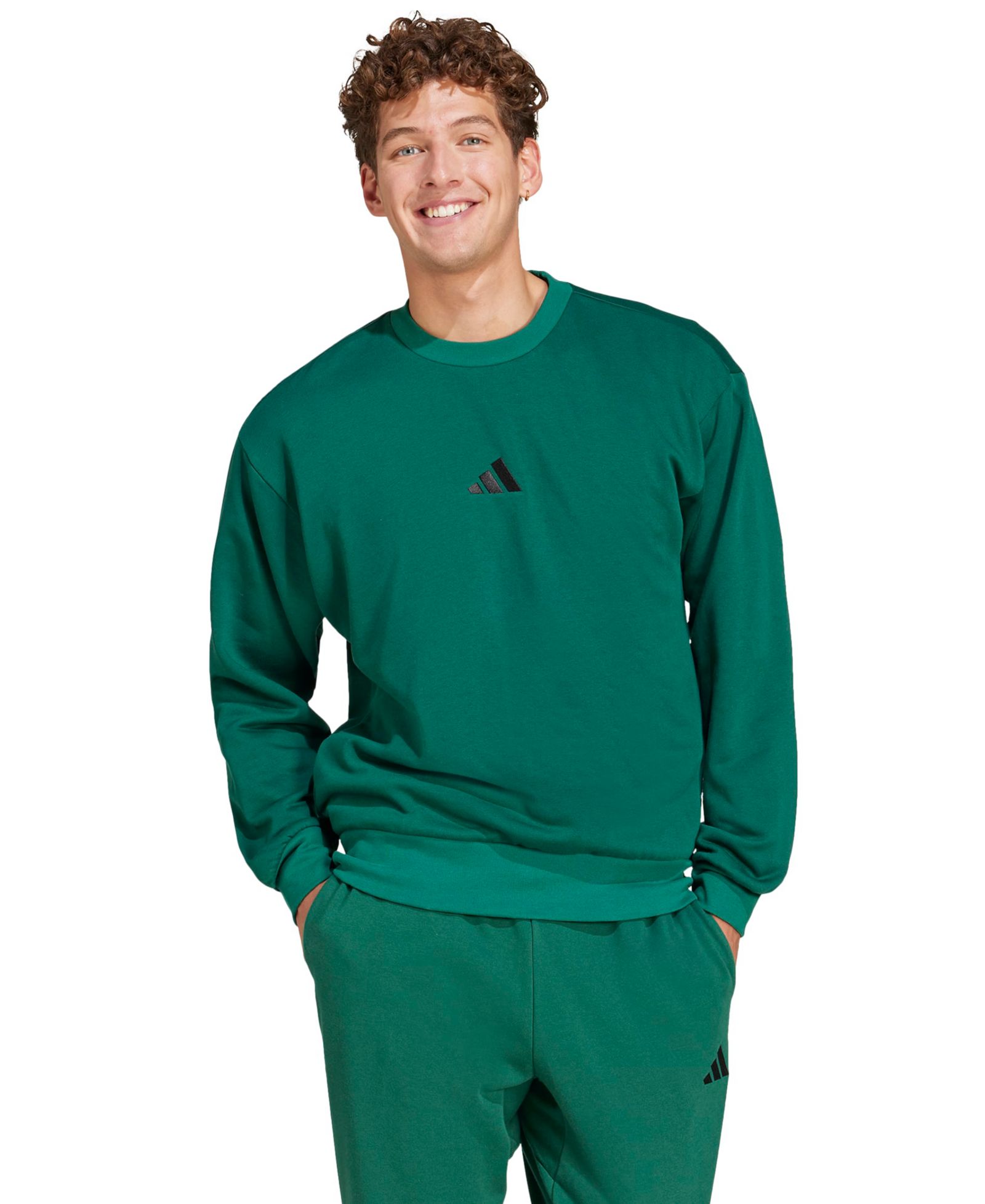 adidas Men's Essentials Feel Cozy Sportswear Crewneck Sweatshirt