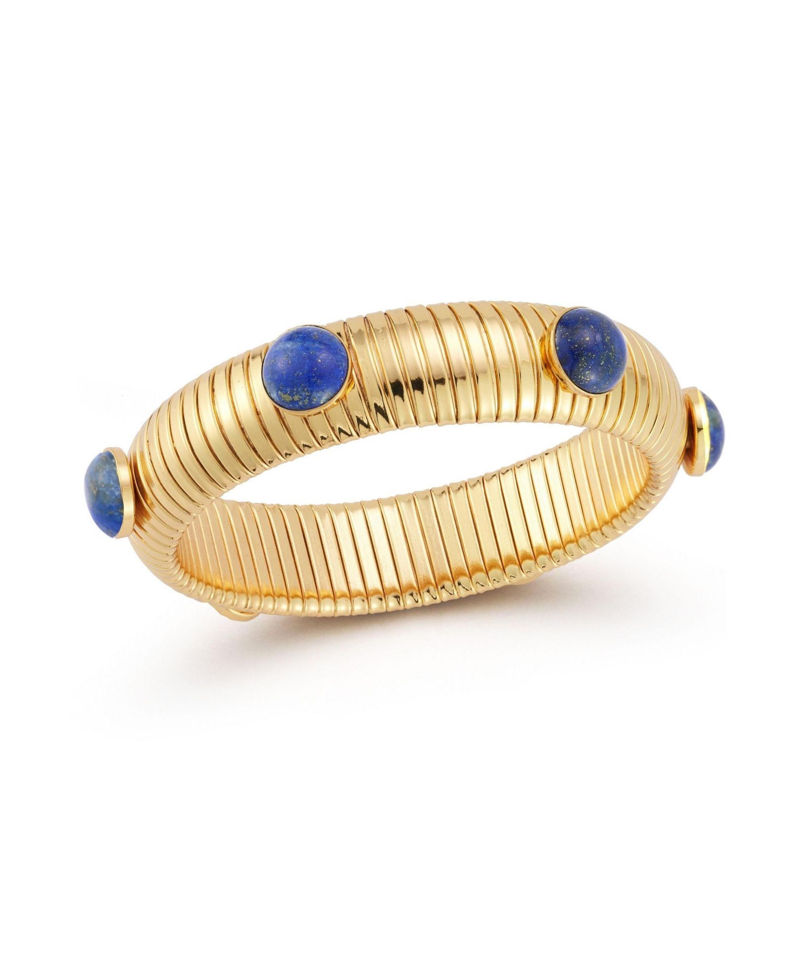 Браслет Rachel Zoe Plated Bold Tubogas с синтетическим лазуритом