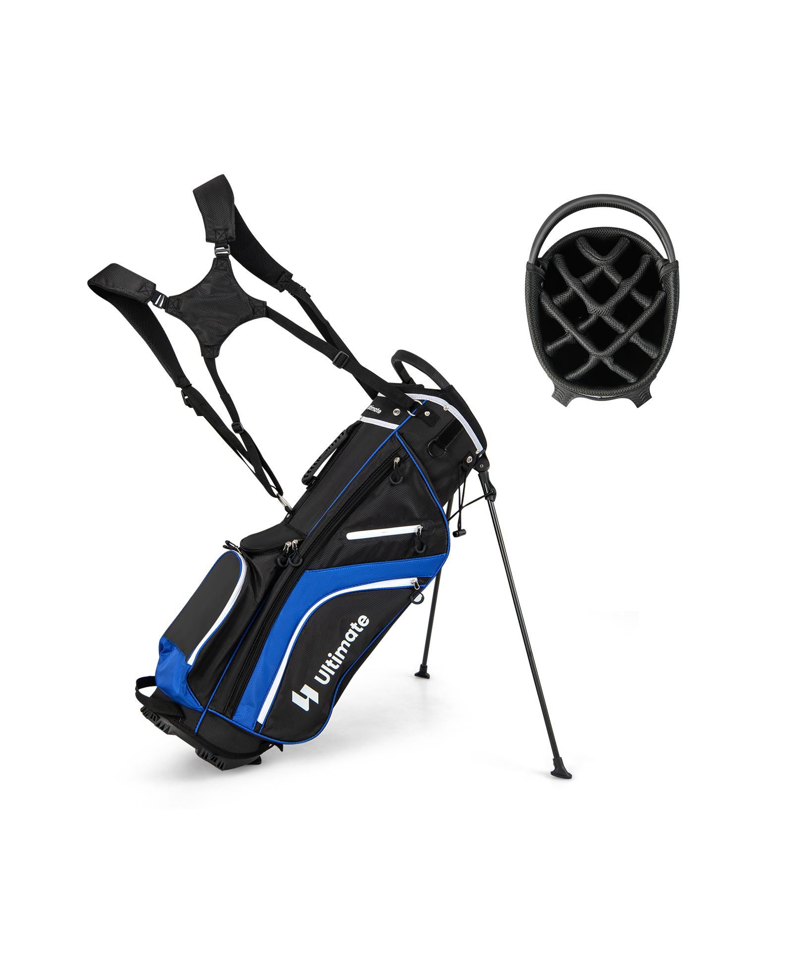Lightweight Golf Stand Bag with 14 Way Top Dividers and 6 Pockets