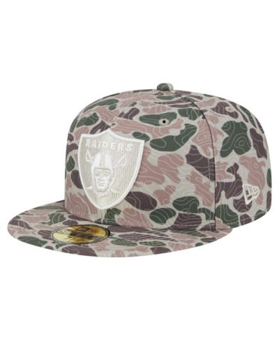 Мужская кепка New Era Camo Las Vegas Raiders Geo 59FIFTY Fitted