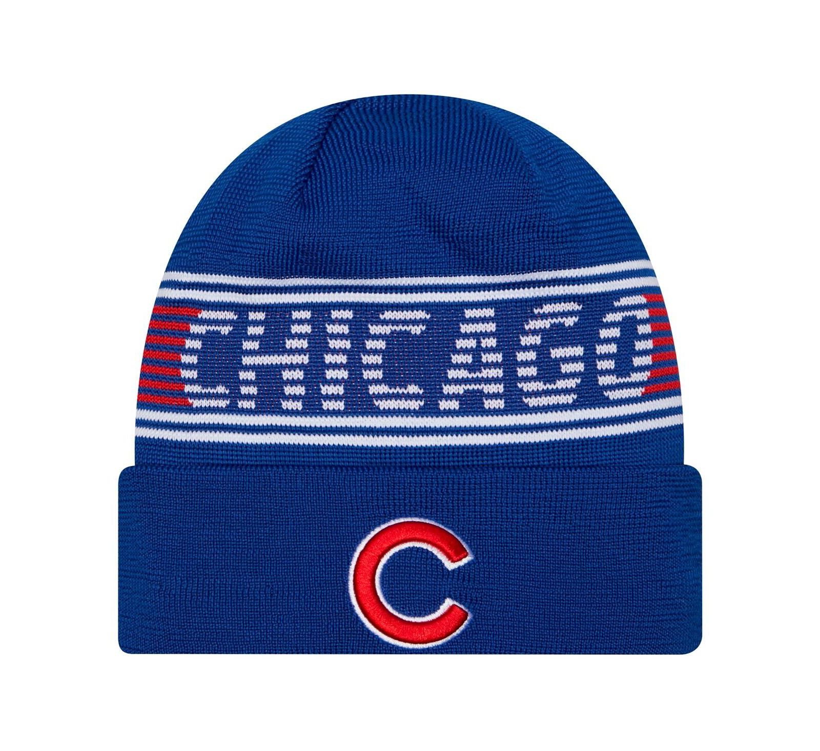 New Era Men's Royal Chicago Cubs Authentic Collection Cuffed Knit Hat