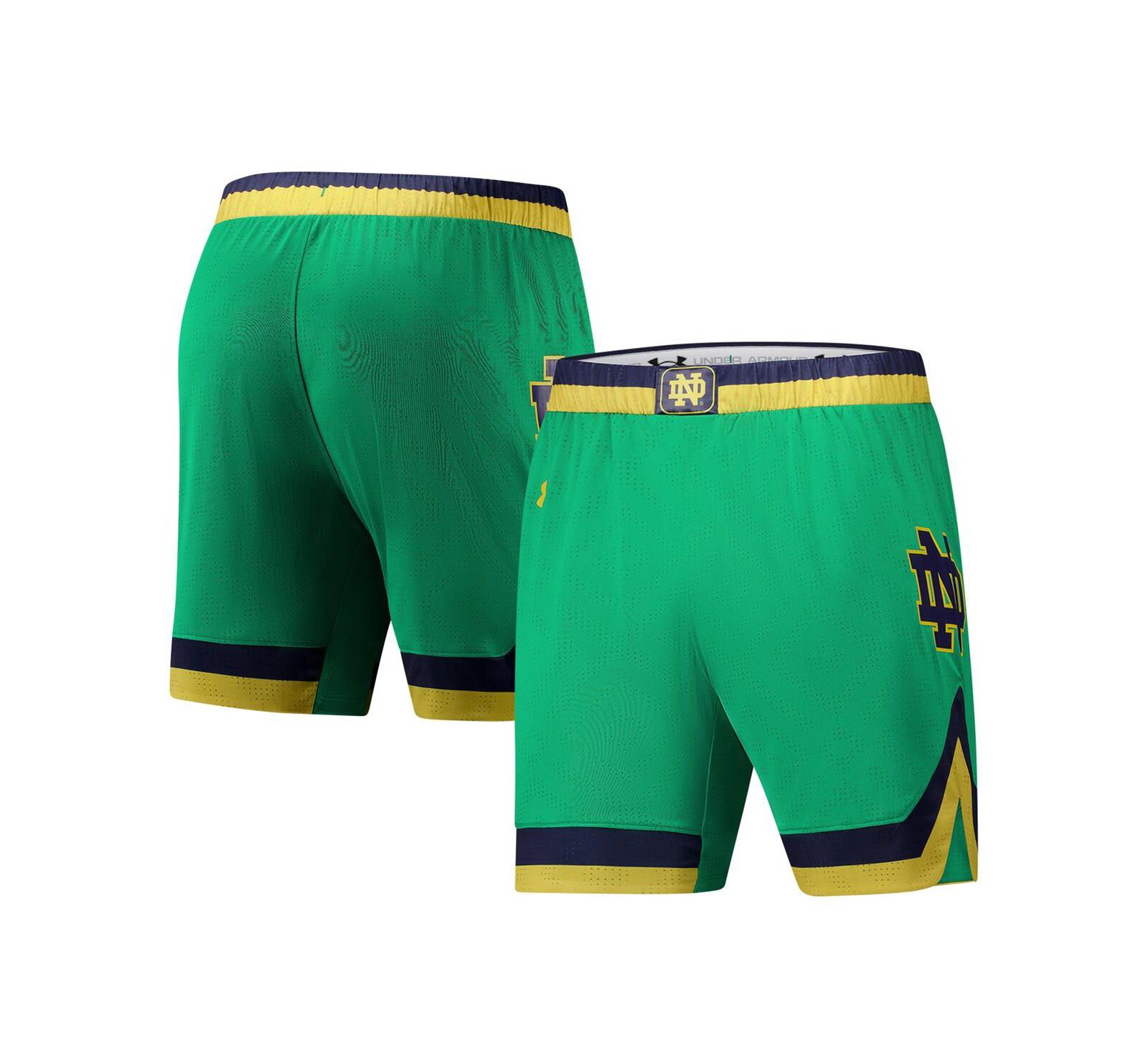 Under Armour Men's Green Notre Dame Fighting Irish Replica Basketball Shorts