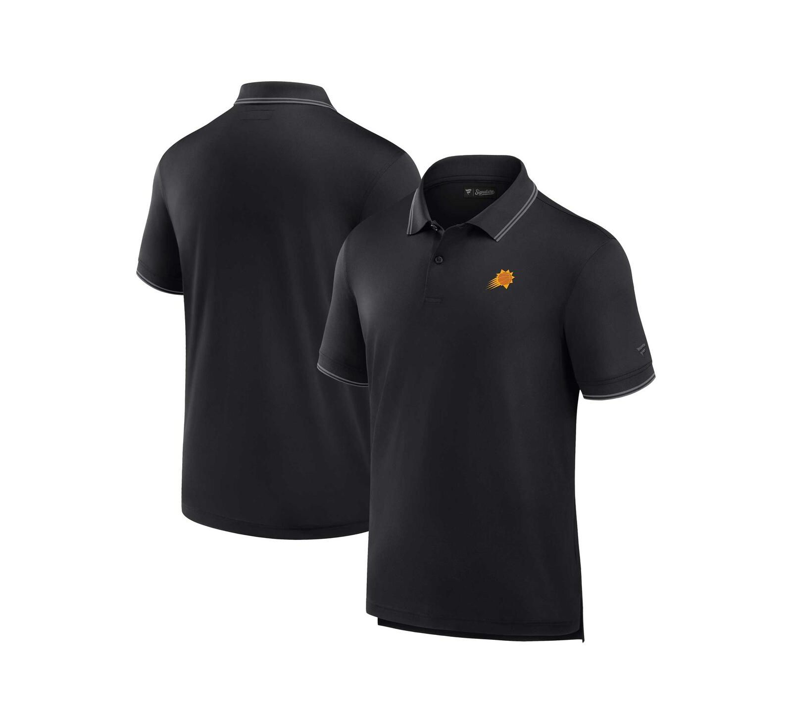 Fanatics Men's Black Phoenix Suns Front Office Polo