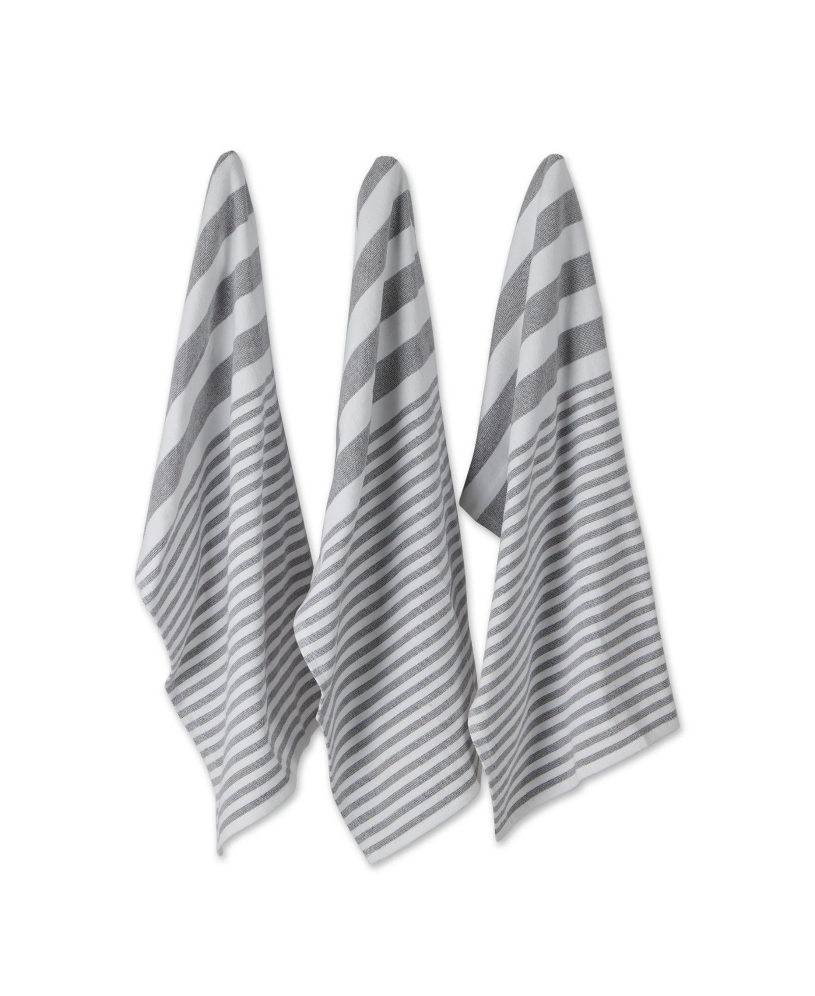 Набор кухонных полотенец Design Imports Mineral French Terry Nautical Stripe, 3 шт, 18" x 28"
