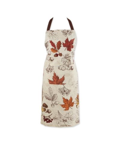 Design Imports Autumn Botanical Printed Apron