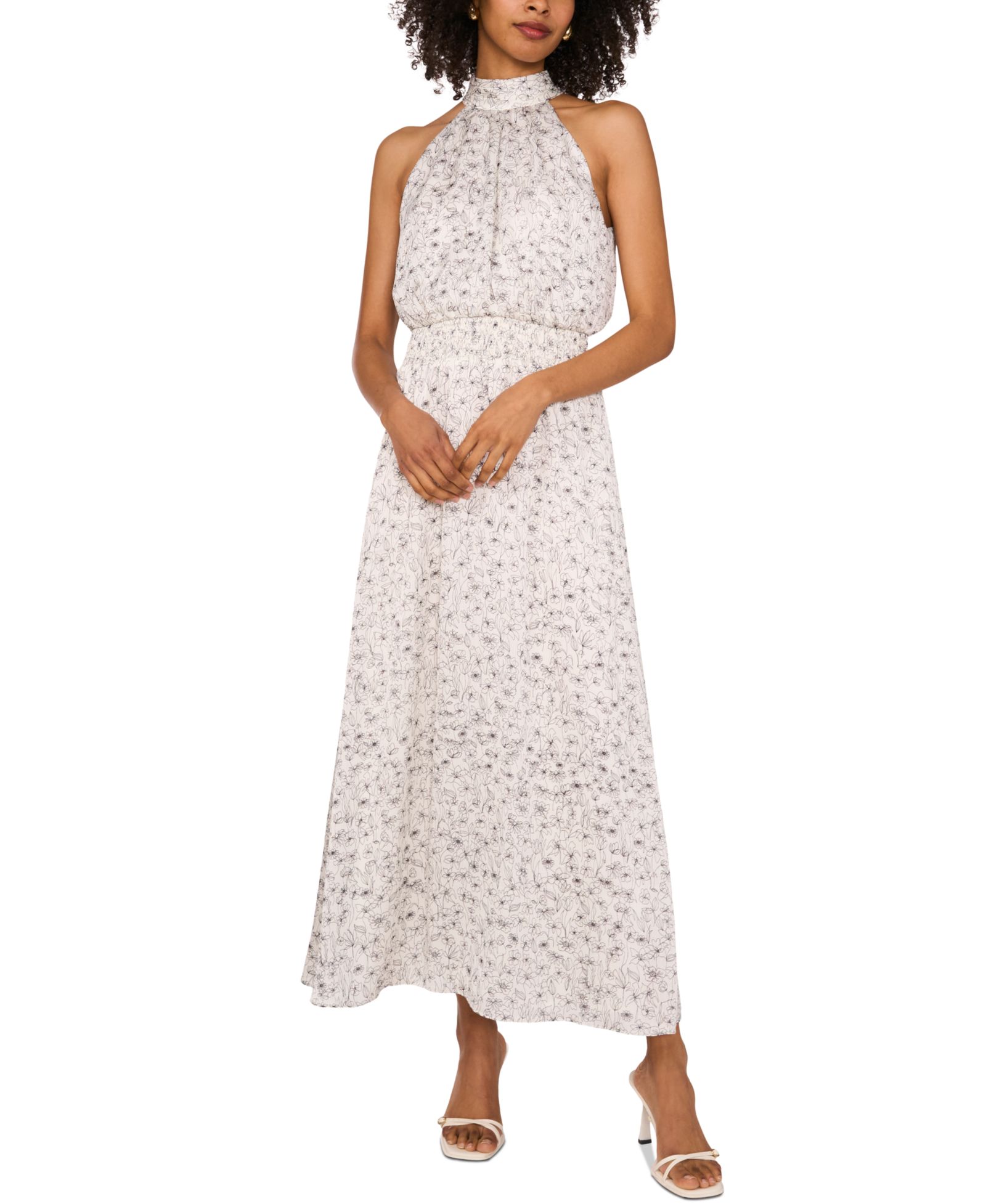 Vince Camuto Женское платье Maxi с воротником halter-neck