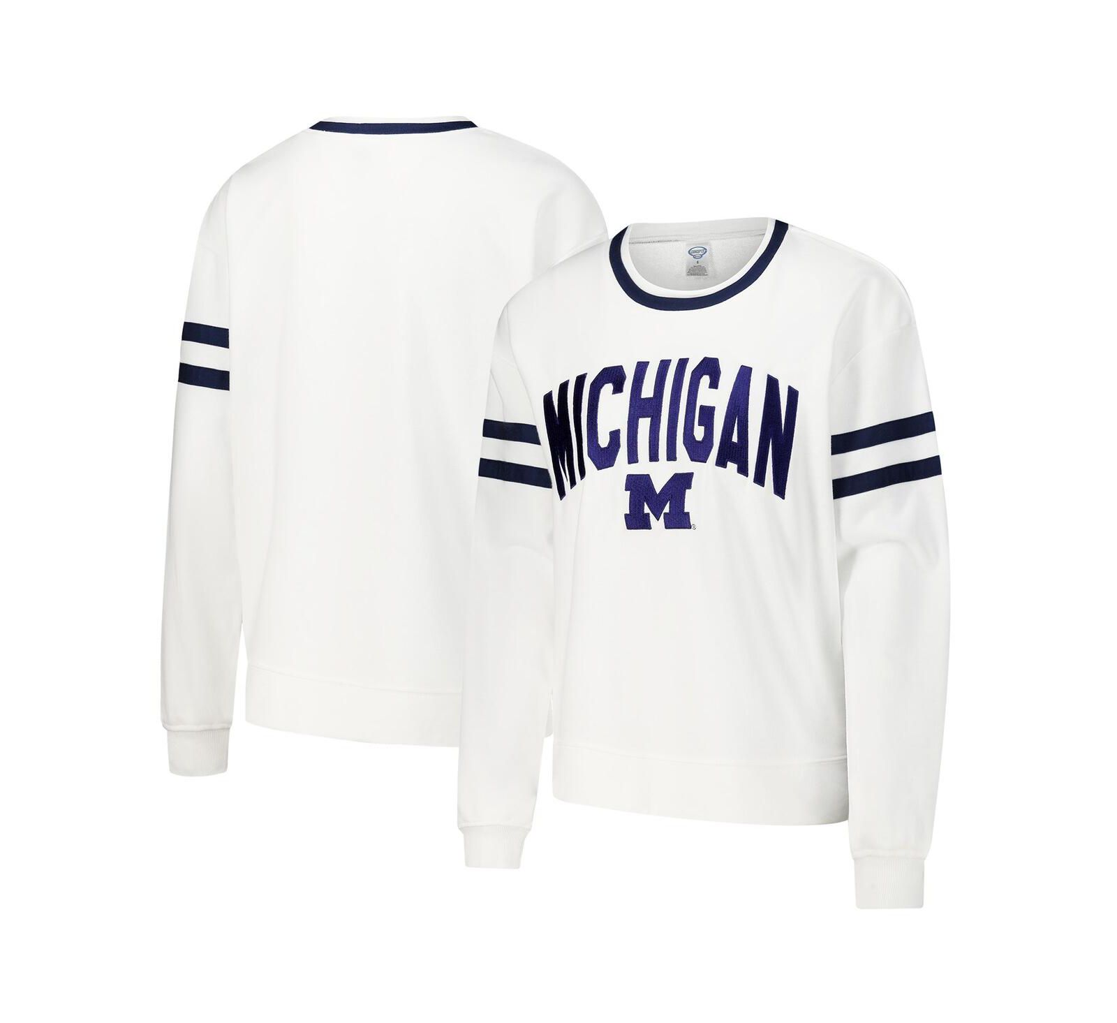 Женская футболка Concepts Sport Michigan Wolverines Borough French Terry