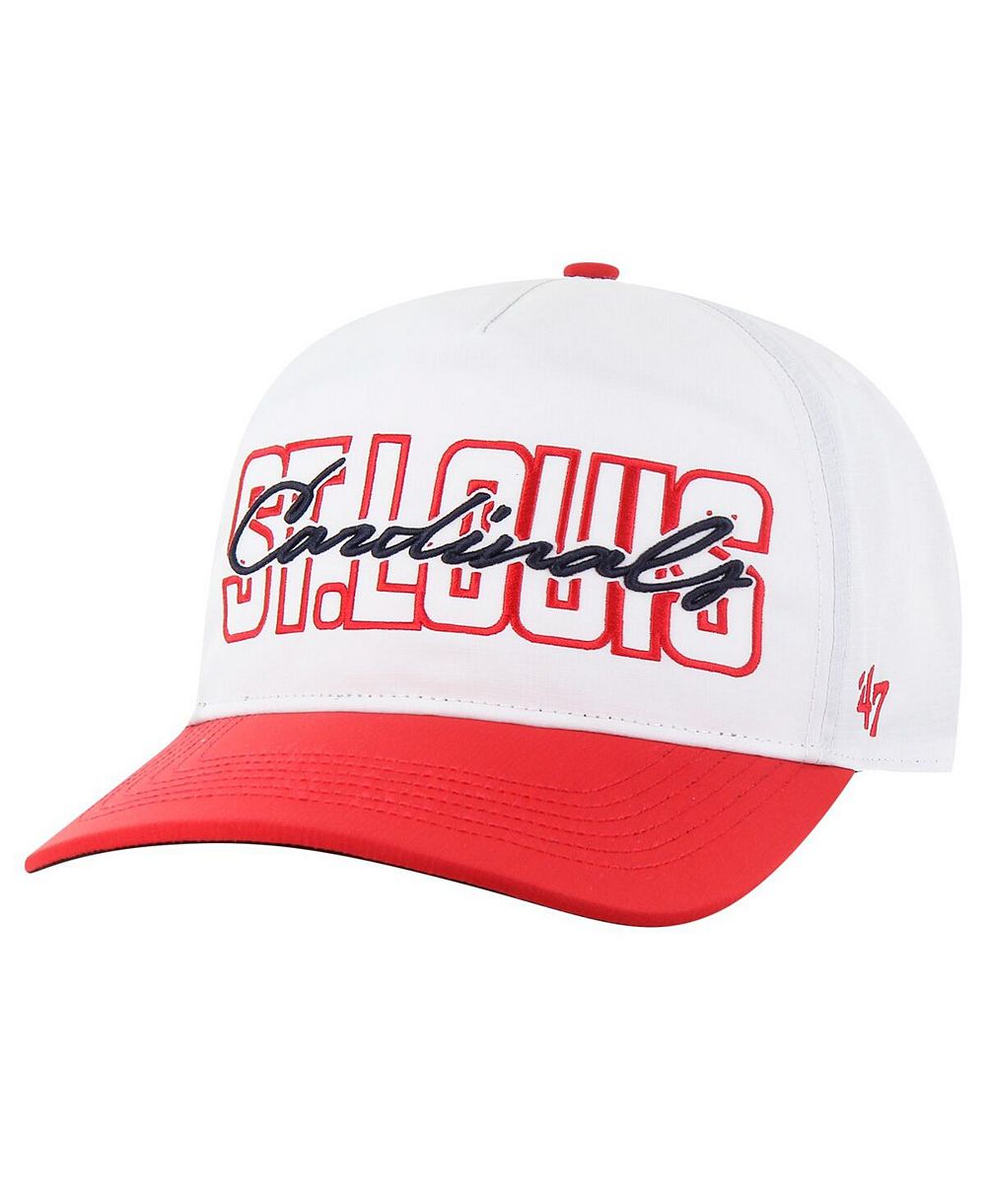 Мужская кепка '47 Brand White St. Louis Cardinals Lineman Hitch Adjustable
