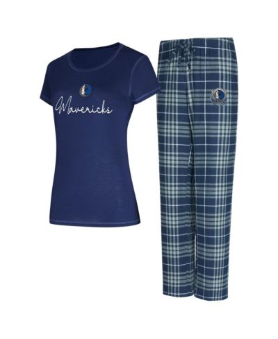 Женский комплект Concepts Sport Dallas Mavericks T-Shirt Flannel Pants