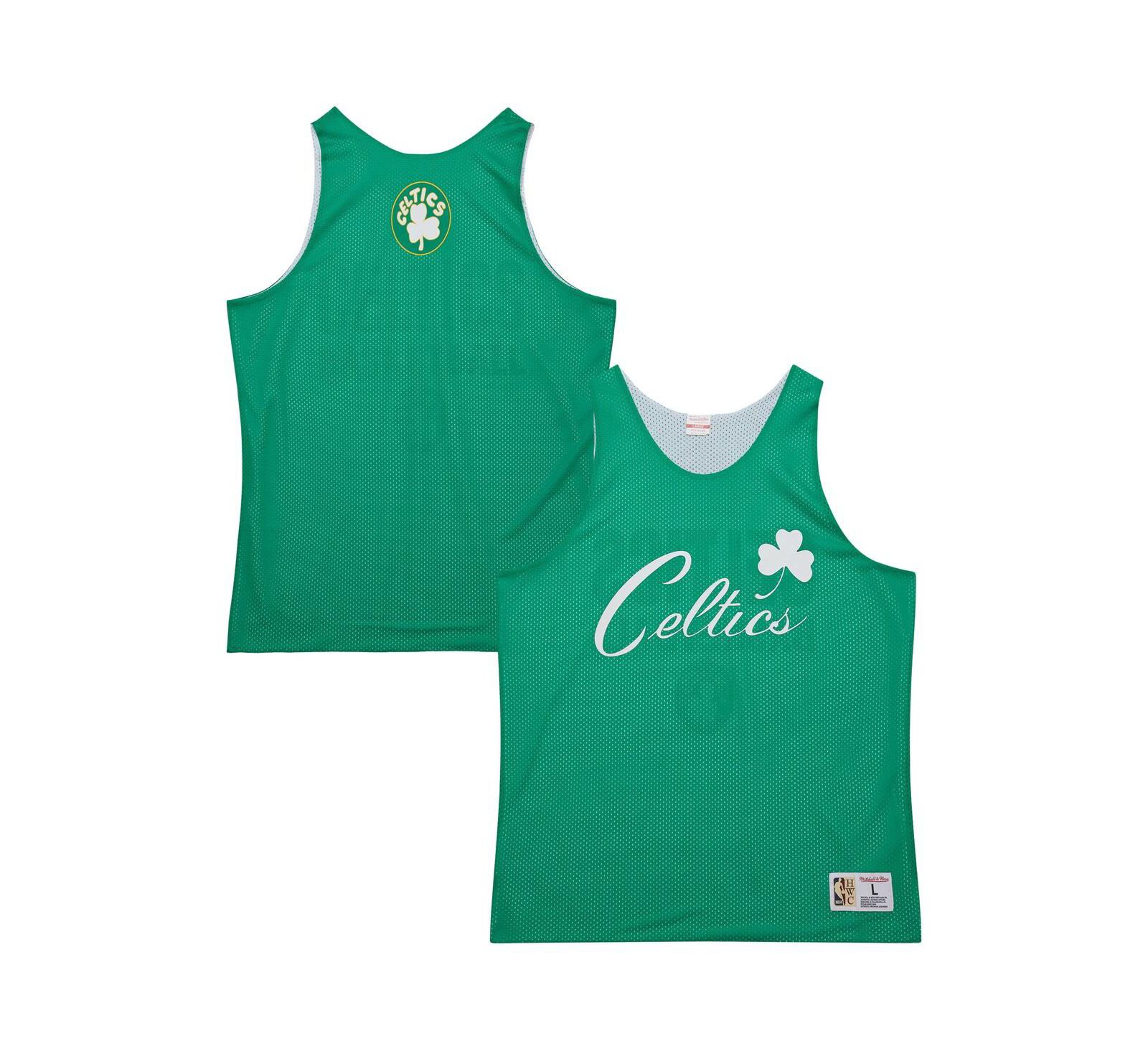 Мужская баскетбольная джерси Mitchell & Ness Kelly Green Boston Celtics Hardwood Classics