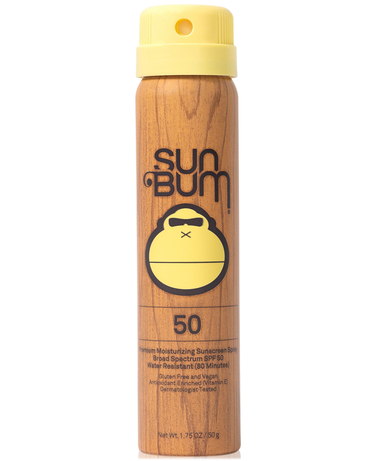 Sun Bum Premium Moisturizing Sunscreen spray SPF 50 Mini, 1.75 oz. солнцезащитный спрей