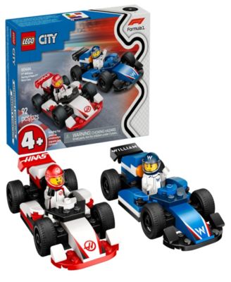 LEGO® City F1 Williams Racing и Haas F1 гоночные автомобили строительный набор 60464, 92 детали
