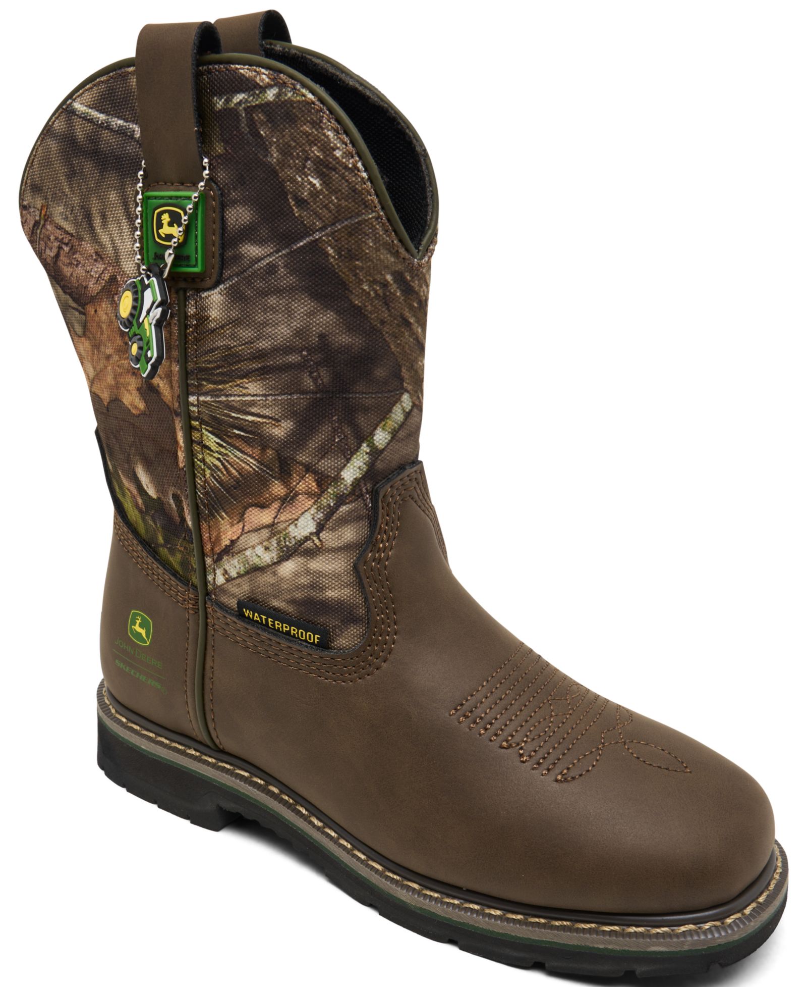 Ботинки Skechers x John Deere Big Kids Rowood - Moss Canyon водонепроницаемые