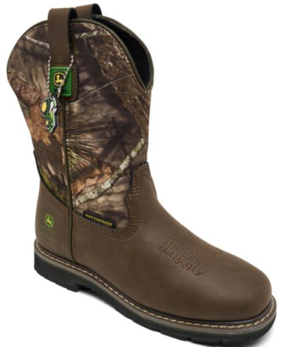 Ботинки Skechers x John Deere Big Kids Rowood - Moss Canyon водонепроницаемые