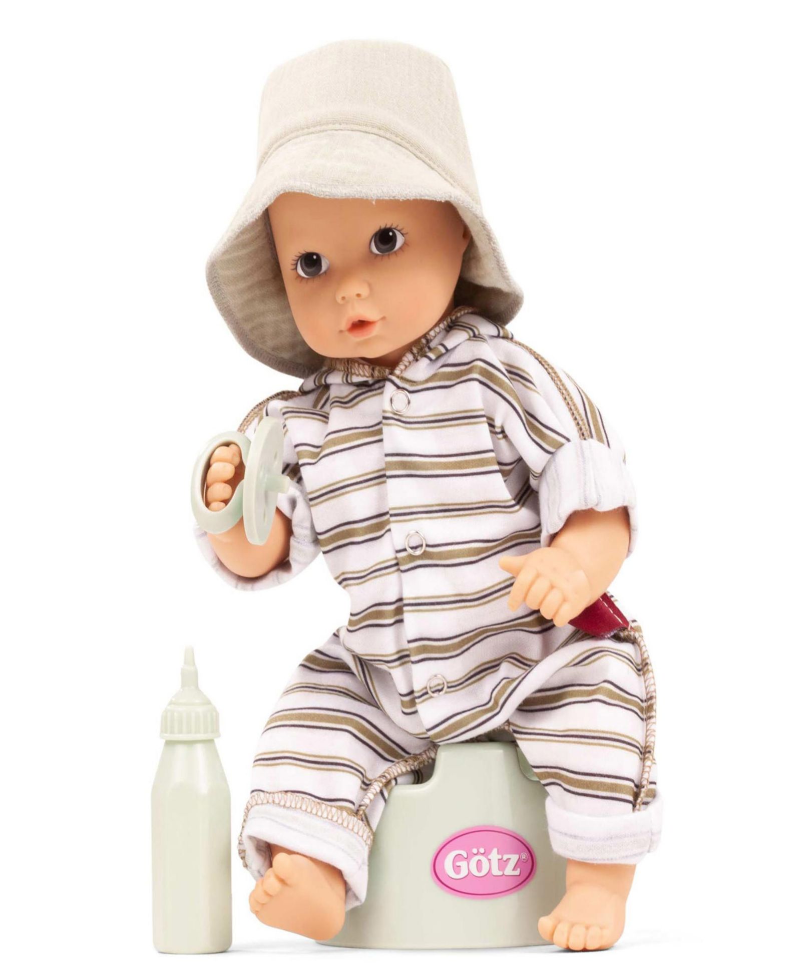 Кукла Gotz Urban Stripes для приучения к горшку, 13 дюймов, водонепроницаемая, для детей от 1 года