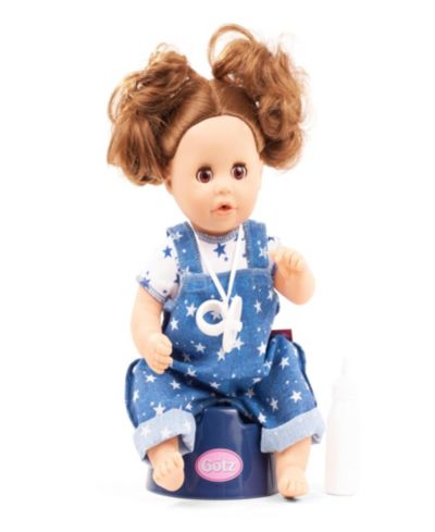 Gotz My Star 13" Potty Training Anatomically Correct Baby Doll, Ages 1+