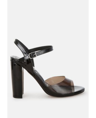 Женские босоножки London Rag Women's Kessel с прозрачным ремешком и блочным каблуком