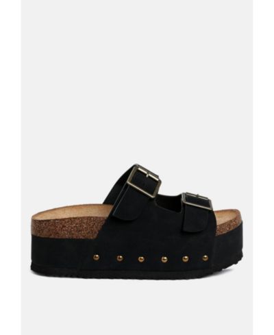 London Rag Women's Impala Studded Faux Leather Slip Ons