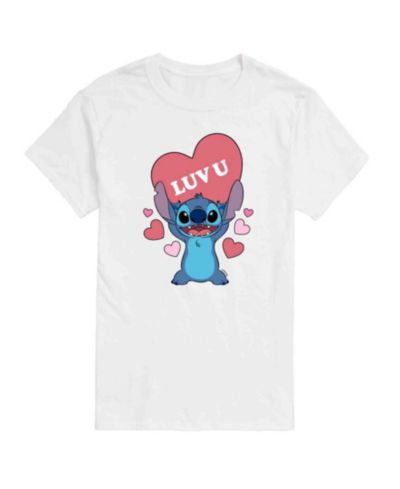 Мужская футболка AIRWAVES Lilo Stitch Short Sleeve на День святого Валентина