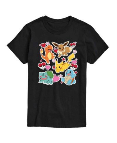 Мужская футболка AIRWAVES Pokemon Valentine's Day с коротким рукавом