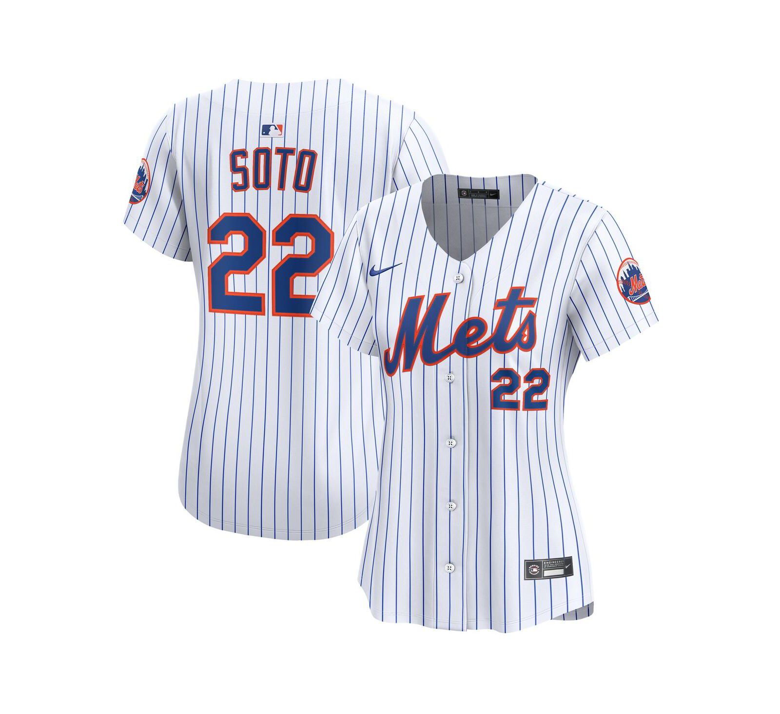 Женская джерси Nike Juan Soto White New York Mets Home Limited Player