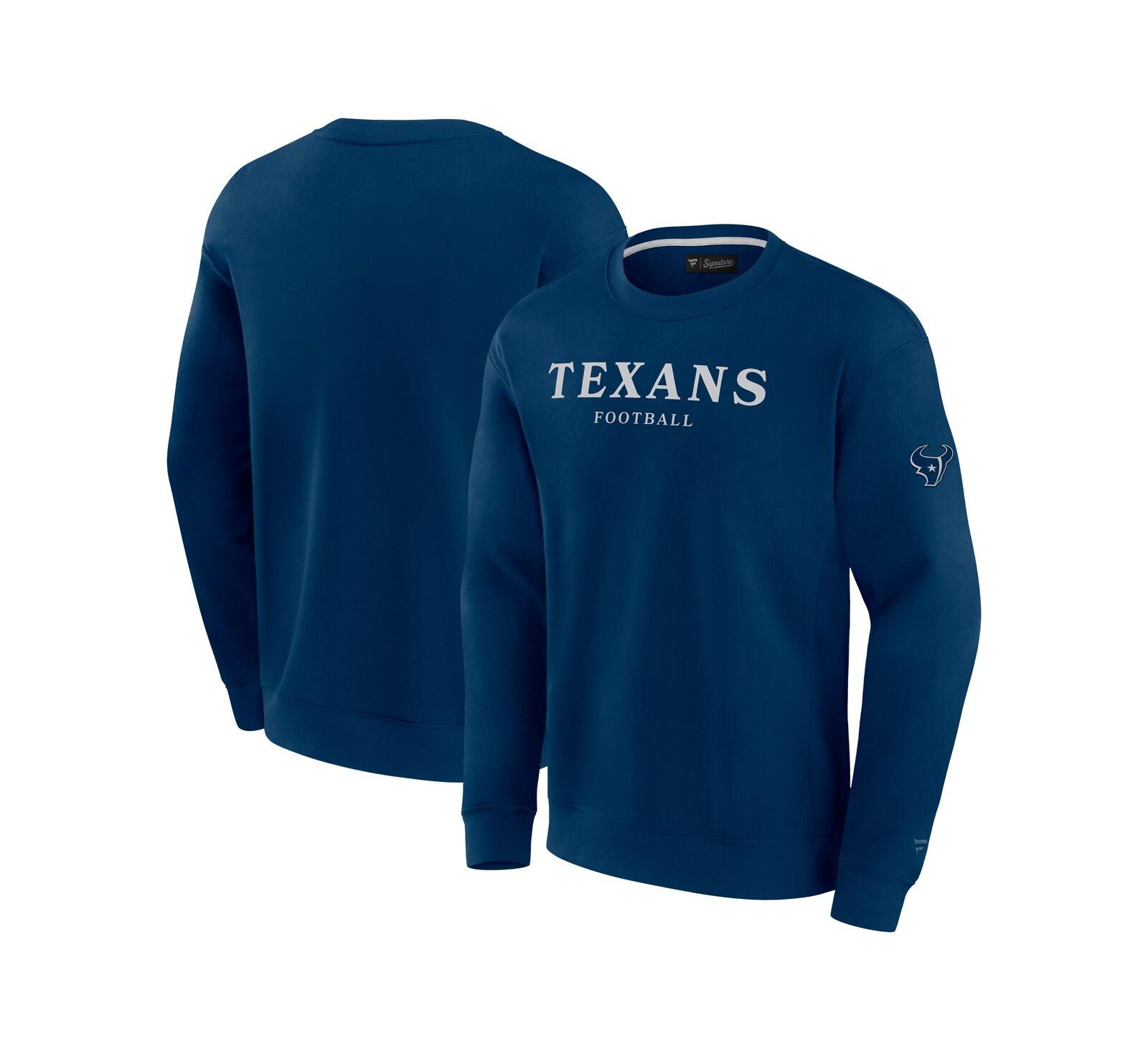 Мужская и женская толстовка Fanatics Houston Texans Fleece Pullover