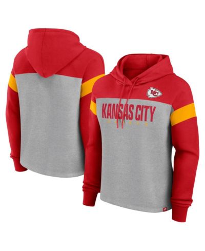 Fanatics Женское худи Kansas City Chiefs Heather Gray/Red