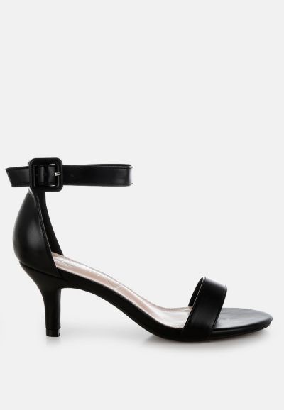 London Rag Женские сандалии на kitten heel из искусственной кожи Feruda