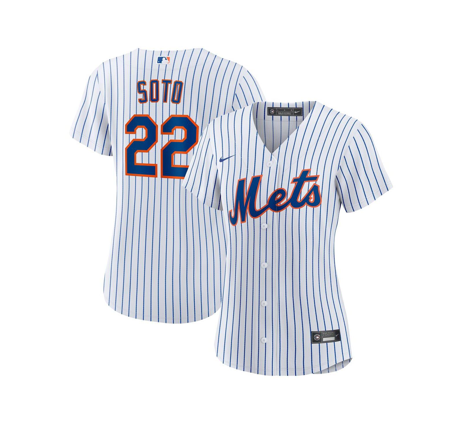 Женская джерси Nike Juan Soto New York Mets Home Replica Player белая