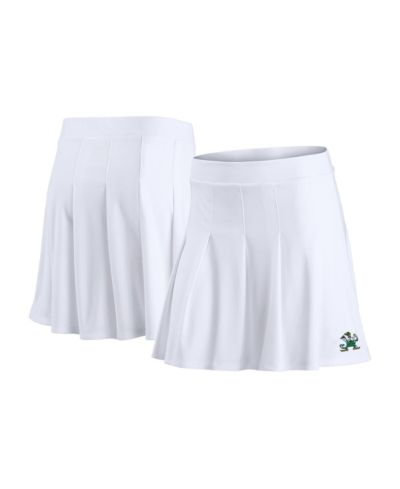 юбка Fanatics Women's Notre Dame Fighting Irish Heritage белого цвета