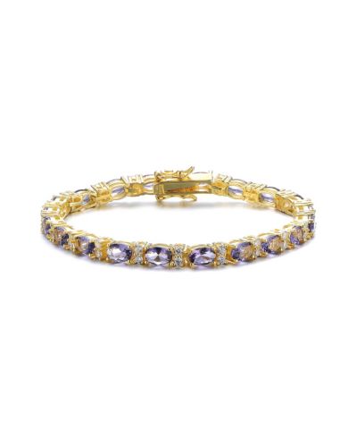 Purle/ 14k gold plating