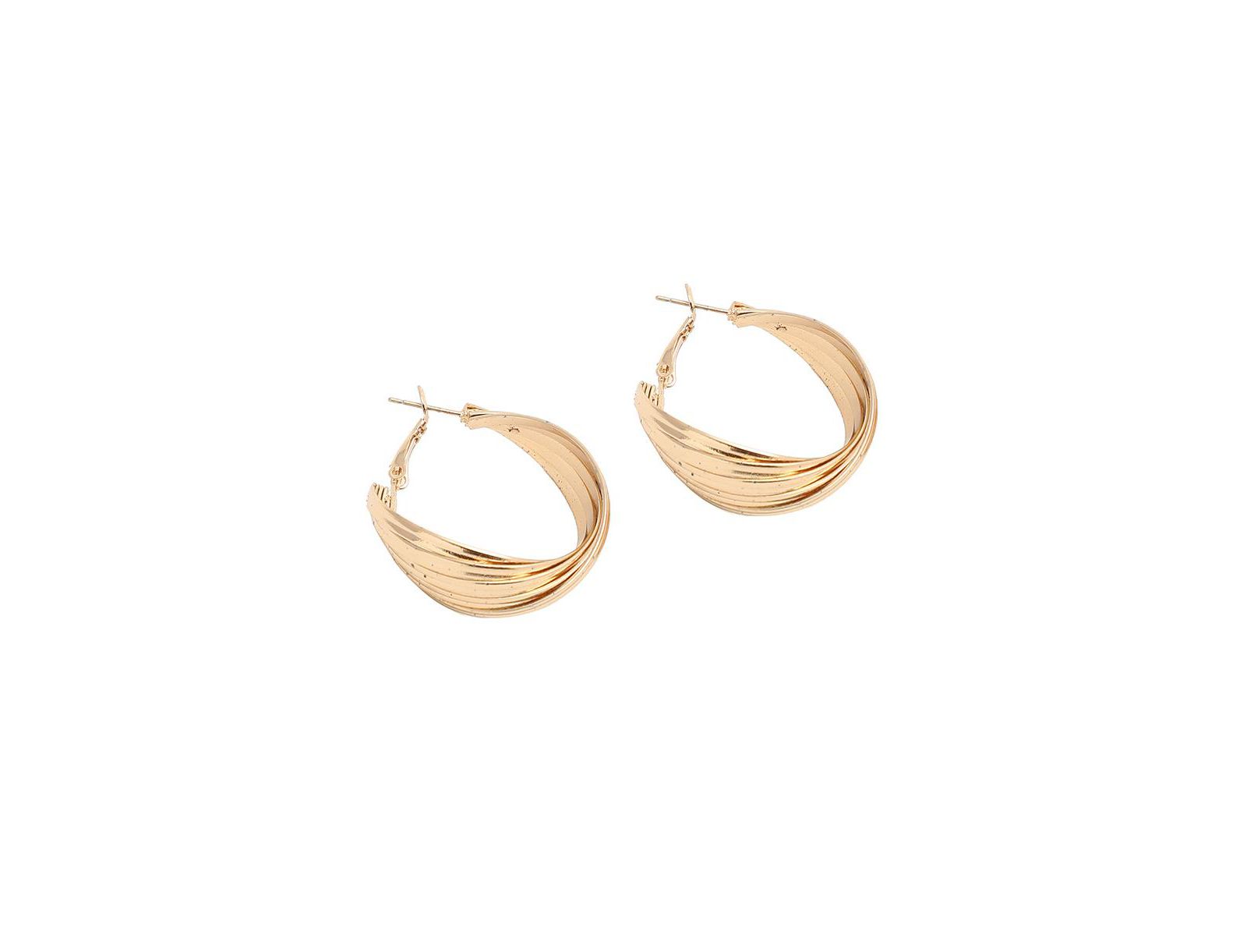 Swirl Hoop Earrings