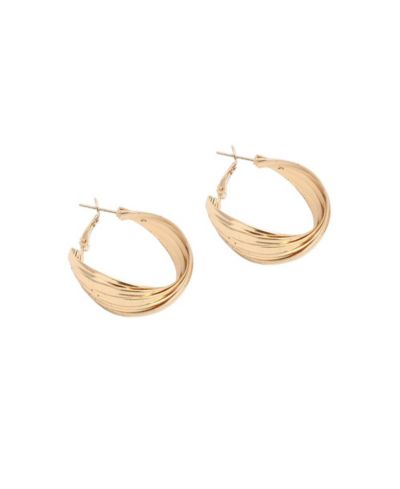 Swirl Hoop Earrings