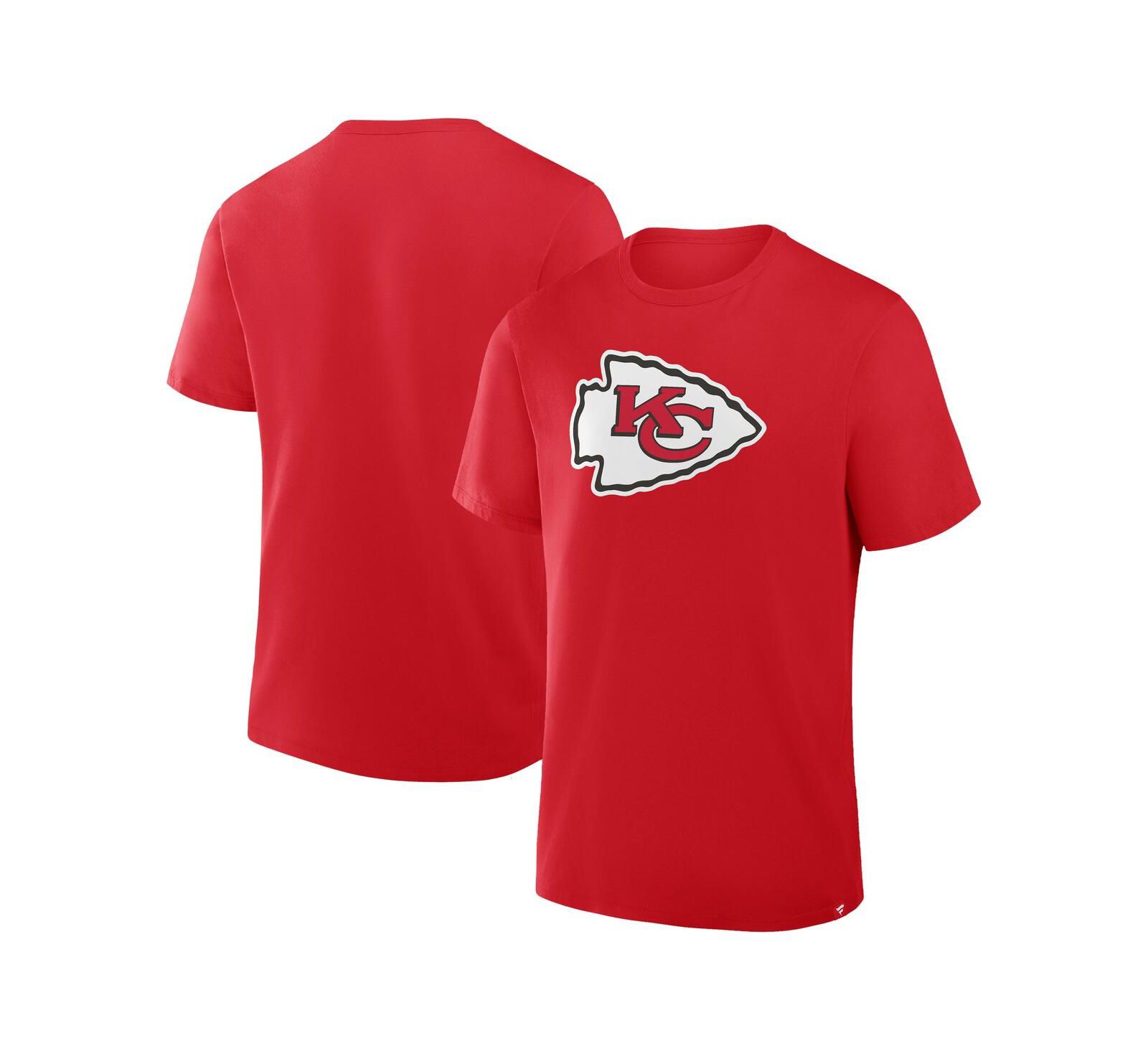 Мужская хлопковая футболка Fanatics Red Kansas City Chiefs Legacy