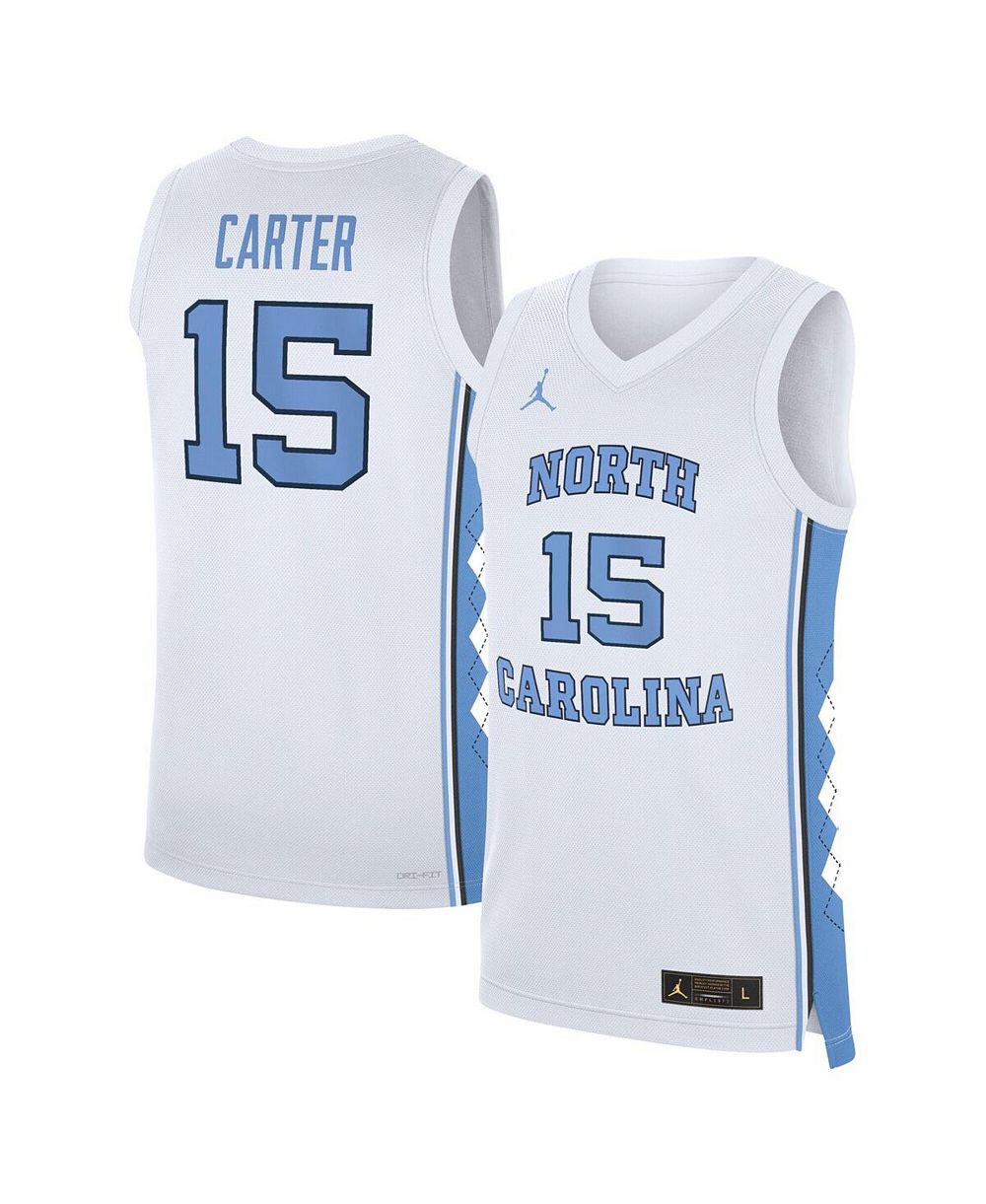 Мужская реплика баскетбольной джерси Jordan Vince Carter, белая, в честь команды North Carolina Tar Heels