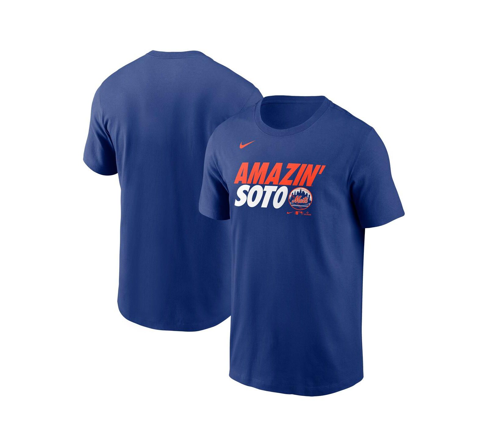 Мужская футболка Nike Juan Soto Royal New York Mets Graphic
