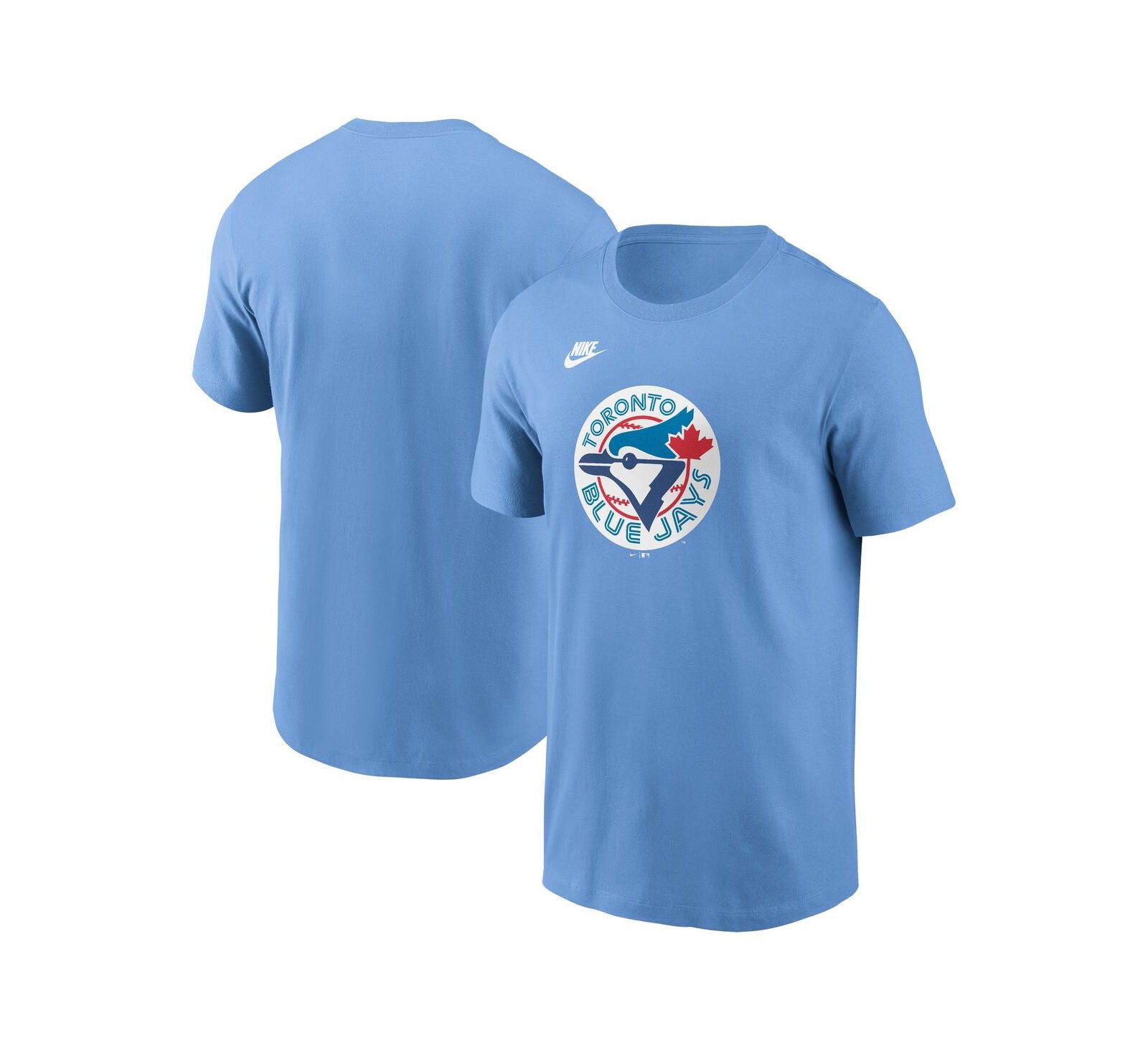 Nike Мужская футболка Toronto Blue Jays Cooperstown Collection Team Logo Powder Blue