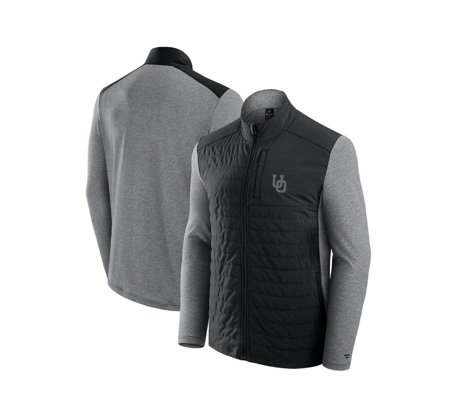 Fanatics Men's Black Oregon Ducks Tonal Primary Logo Full-Zip Jacket
