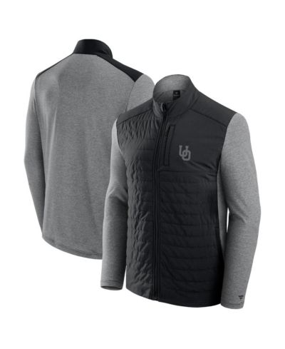 Мужская куртка Fanatics Black Oregon Ducks Tonal Primary Logo Full-Zip