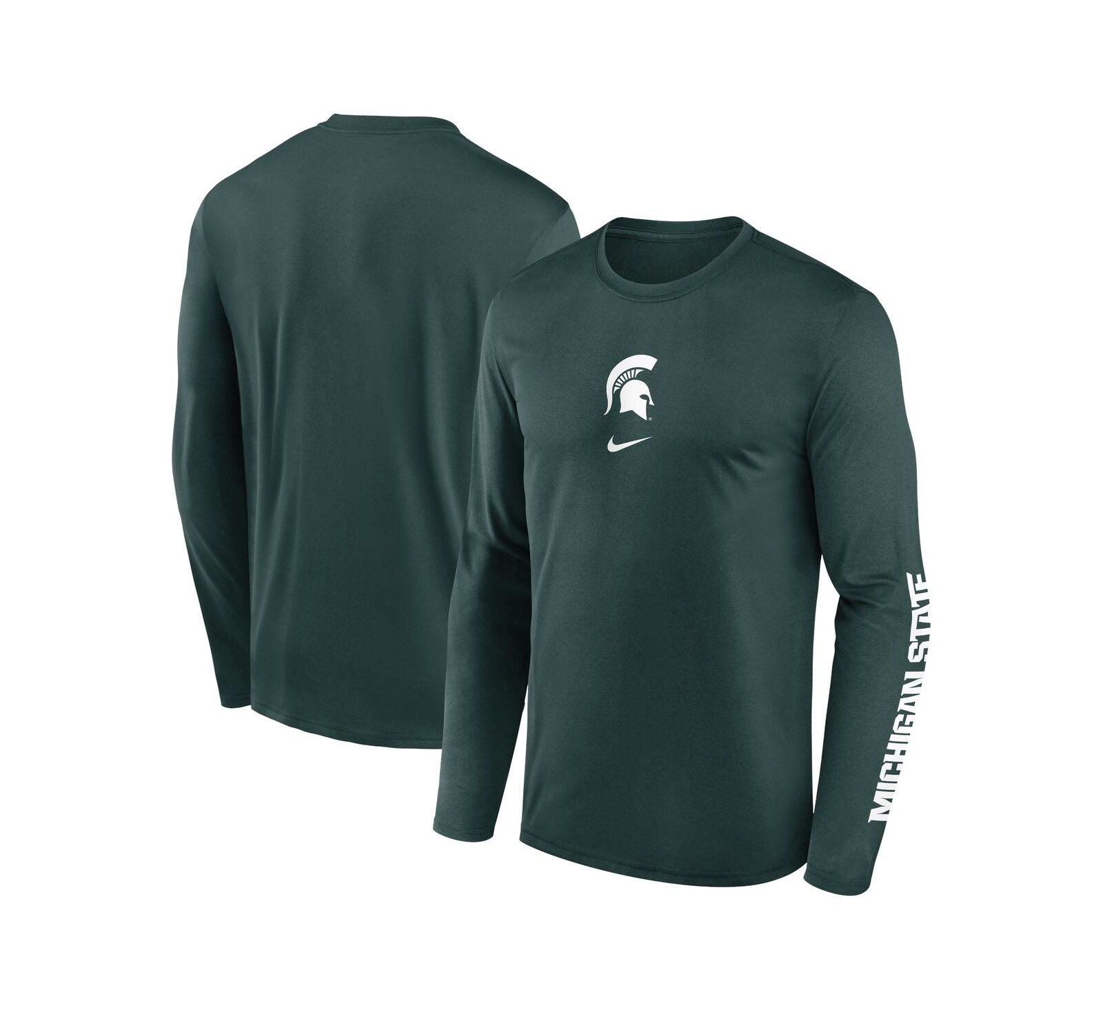 Nike Мужская футболка с длинным рукавом Michigan State Spartans