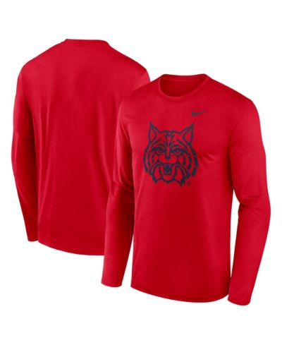 Мужская футболка Nike Arizona Wildcats Primetime Alternate Logo Legend с длинным рукавом, красная