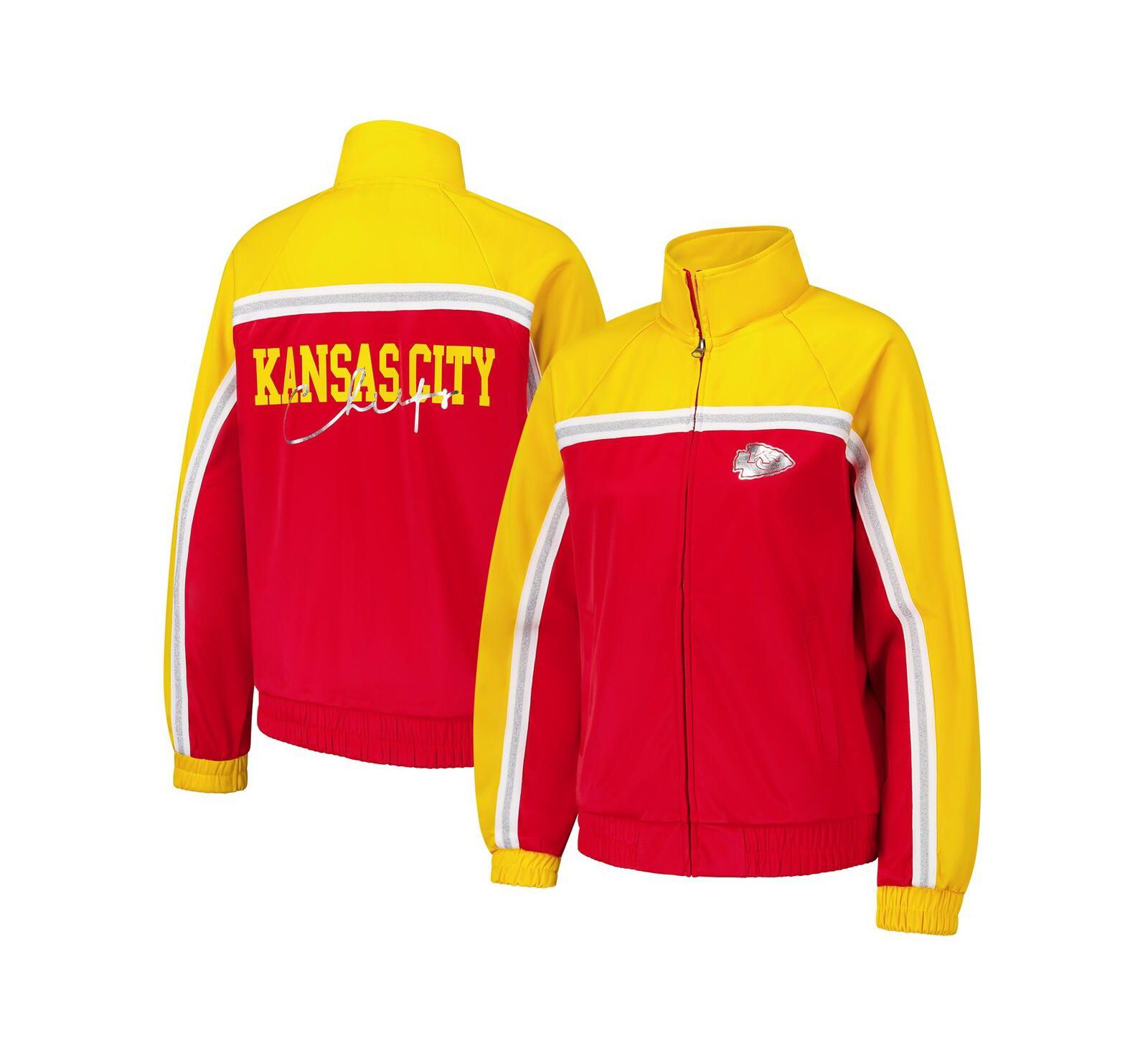 G-III 4Her by Carl Banks Women's Red Kansas City Chiefs Post Game Full-Zip Track Jacket