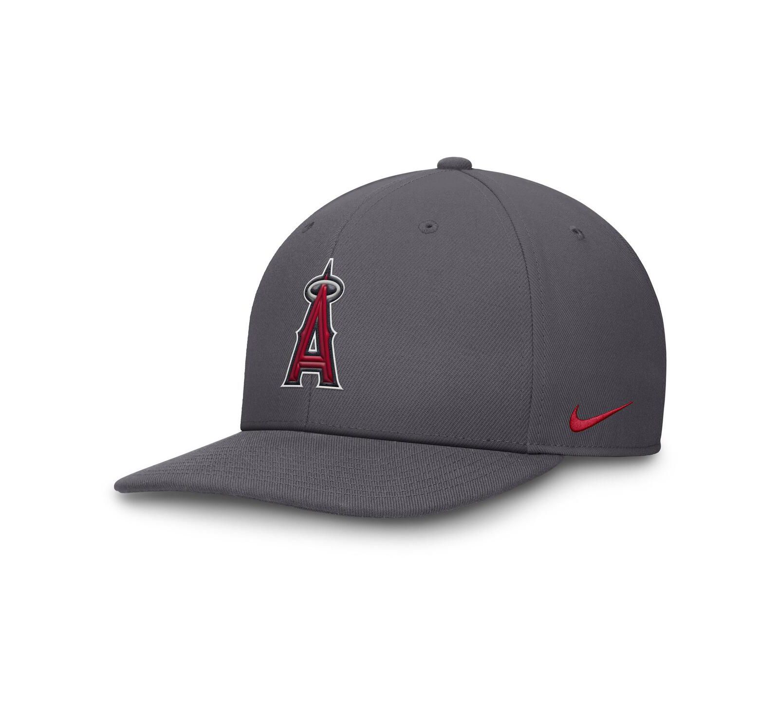 Nike Men's Gray Los Angeles Angels Pro Performance Snapback Hat