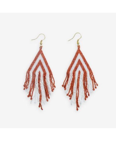 Burnt orange & white