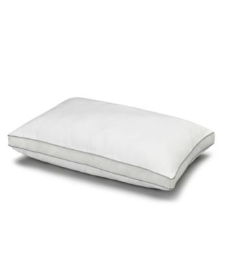 Ella Jayne Cotton Mesh Gusseted Medium Density Pillow, Queen
