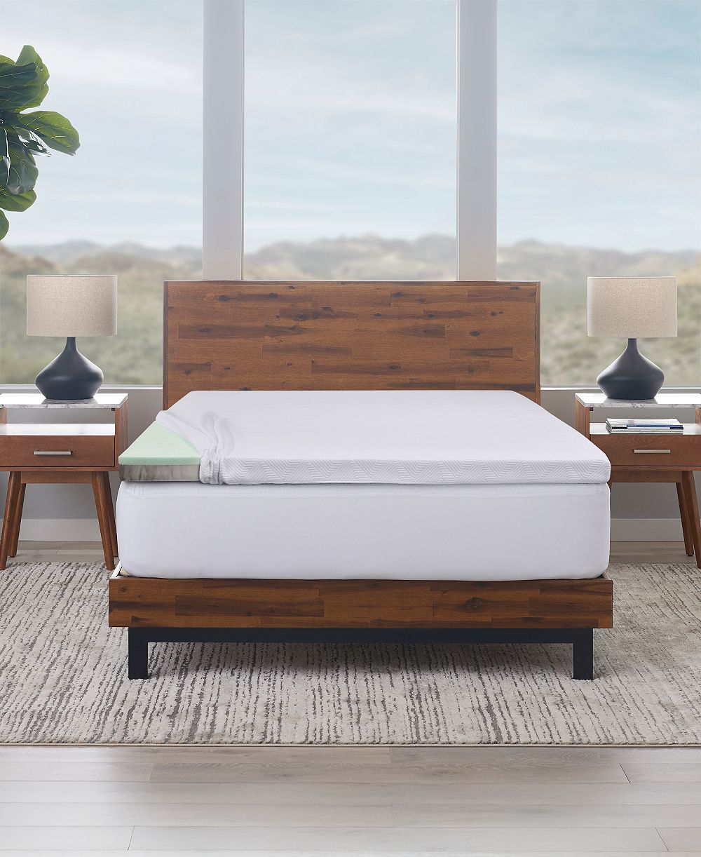 Ella Jayne 3" Memory Foam Mattress Topper, Queen